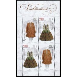 Hungría Hungary HB 403 2018 Historia del vestido (II) MNH Hungría Hungary HB 403 2018 Historia del vestido (II) MNH
