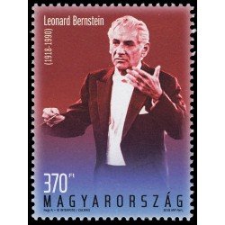 Hungría Hungary 4682 2018 Personalidades Centenario del nacimiento de Leonard Bernstein MNH Hungría Hungary 4682 2018 Personalidades Centenario del nacimiento de Leonard Bernstein MNH