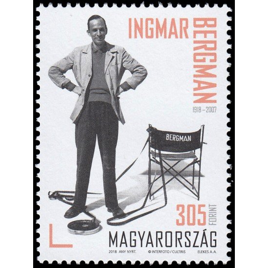 Hungría Hungary 4683 2018 Personalidades Centenario del nacimiento de Ingmar Bergman MNH