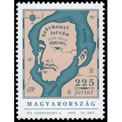 Hungría Hungary 4635 2016 Personalidades 225 aniv. del nacimiento de Istvan Scéchenyi Político y escritor MNH