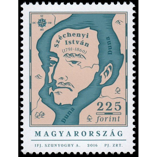 Hungría Hungary 4635 2016 Personalidades 225 aniv. del nacimiento de Istvan Scéchenyi Político y escritor MNH
