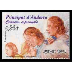 Andorra Española 380 2010 Navidad 2010 MNH Andorra Española 380 2010 Navidad 2010 MNH
