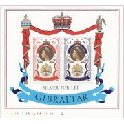 Gibraltar - 3-HB - 1977 25º Aniv. de la coronación de Isabel II Lujo