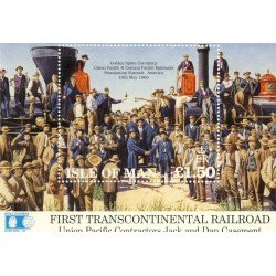 Man (isla de) - 19-H - 1992 1ra Línea de ferrocarril transcontinental en EEUU Lujo