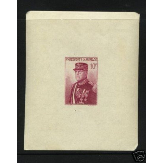 Mónaco - 1-H - N - 1938 15º Aniv. coronación Luis II Nueva, sin fijasellos Esquiinas con rotura Mónaco - 1-H - N - 1938 15º Aniv. coronación Luis II Nueva, sin fijasellos Esquiinas con rotura