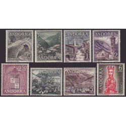 Andorra española 60/67 1963 - 1964 Tipos diversos MNH Andorra española 60/67 1963 - 1964 Tipos diversos MNH