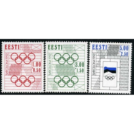 Estonia  - 194/96 - 1992 JJOO Barcelona