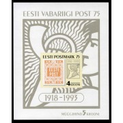Estonia  - 5-HB - 1993 75º Aniv. del sello estoniano Lujo