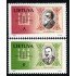 Lituania - 448/49 - 1993 Aniversario de  la independencia Personajes Lujo