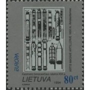 Lituania - 485 - 1994 Europa La europa de los descubrimientos Cohetes Lujo