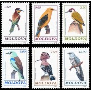 Moldavia  - 10/15 - 1992 Fauna Pájaros Lujo