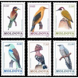 Moldavia - 10/15 - 1992 Fauna Pájaros Lujo Moldavia - 10/15 - 1992 Fauna Pájaros Lujo