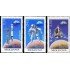 Moldavia  - 96/98 - 1994 Europa La europa de los descubrimientos La conquista dl espacio Cohete, astronauta, vehículo lunar... Lujo