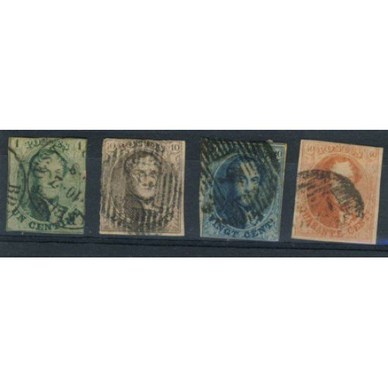 Bélgica 9/12 1858 - 1861 Leopoldo 275€ Bélgica 9/12 1858 - 1861 Leopoldo 275€
