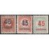 España Spain 742/44 1938 Cifras Numbers MNH
