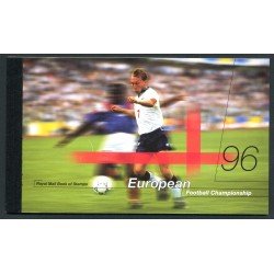 Gran Bretaña - 1871-C 1996 Campeonatos europeos de fútbol Carnet de prestigi 6 páginas de textos y ilustraciones y 4 conteniendo sellos Gran Bretaña - 1871-C 1996 Campeonatos europeos de fútbol Carnet de prestigi 6 páginas de textos y ilustraciones y 4 conteniendo sellos
