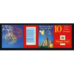 Gran Bretaña - 2065Aa-Cdisney Carnet 10 sellos nº 2065Aa Walt Disney en cobertura de carnet Gran Bretaña - 2065Aa-Cdisney Carnet 10 sellos nº 2065Aa Walt Disney en cobertura de carnet