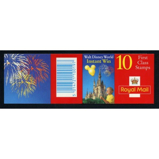 Gran Bretaña - 2065Aa-Cdisney Carnet 10 sellos nº 2065Aa  Walt Disney  en cobertura de carnet