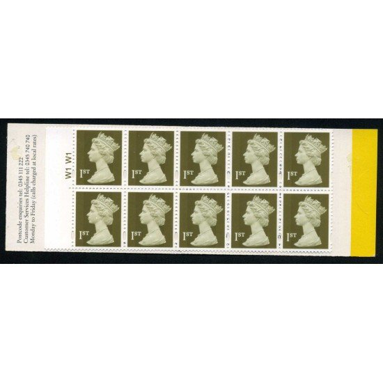 Gran Bretaña - 1954(II)-C 1997 Carnet 10 sellos nº 1954 (W)