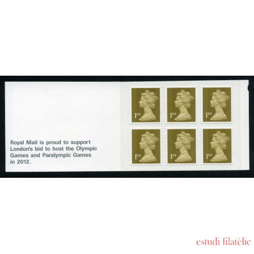 Gran Bretaña - 2341(III)-C 2004 Serie Isabel II Carent 6 sellos nº 2341  Apoyo a Londres 2012 en cobertura Lujo