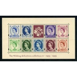 Gran Bretaña HB 20 2003 50 Aniv. de las series Isabel II 9 val. nº 2435/43 MNH Gran Bretaña HB 20 2003 50 Aniv. de las series Isabel II 9 val. nº 2435/43 MNH