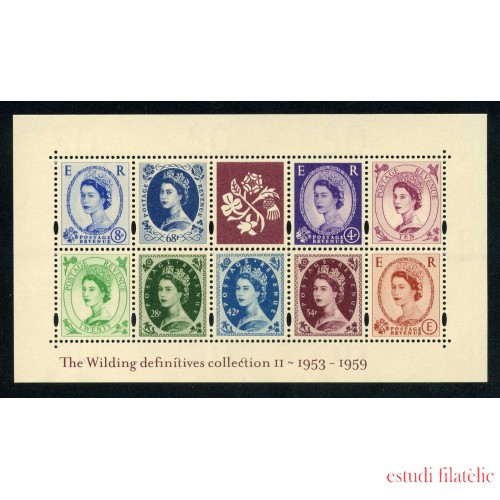 Gran Bretaña HB 20 2003 50 Aniv. de las series Isabel II 9 val. nº 2435/43 MNH