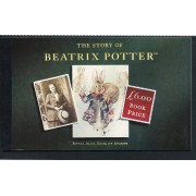 Gran Bretaña - 1655-C 1993 Historia de Beatrix Potter Carné Prestigio 10 paginas de textos e ilustraciones 4 de ellas conteniendo sellos Lujo