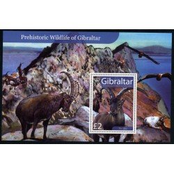Gibraltar - Nº HB 81 2007 Fauna prehistórica de Gibraltar Ibex Lujo Gibraltar - Nº HB 81 2007 Fauna prehistórica de Gibraltar Ibex Lujo