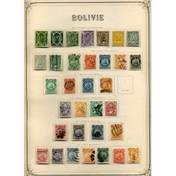 BOLIVIA COLECCIÓN COLLECTION BOLIVIA 1867 - 1931 CATÁLOGO YVERT 5549 € SELLOS