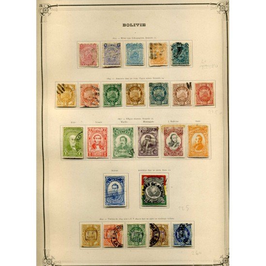 BOLIVIA COLECCIÓN COLLECTION BOLIVIA 1867 - 1931 CATÁLOGO YVERT 5549 € SELLOS BOLIVIA COLECCIÓN COLLECTION BOLIVIA 1867 - 1931 CATÁLOGO YVERT 5549 € SELLOS