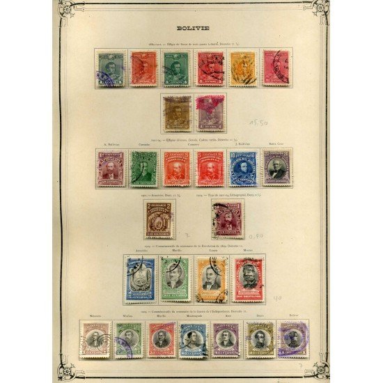 BOLIVIA COLECCIÓN COLLECTION BOLIVIA 1867 - 1931 CATÁLOGO YVERT 5549 € SELLOS BOLIVIA COLECCIÓN COLLECTION BOLIVIA 1867 - 1931 CATÁLOGO YVERT 5549 € SELLOS