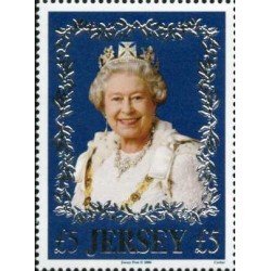 Jersey - Nº 1279 2006 Serie 80º Aniv. de Isabel II Emisión conjunta con Nueva Zelanda Lujo Jersey - Nº 1279 2006 Serie 80º Aniv. de Isabel II Emisión conjunta con Nueva Zelanda Lujo