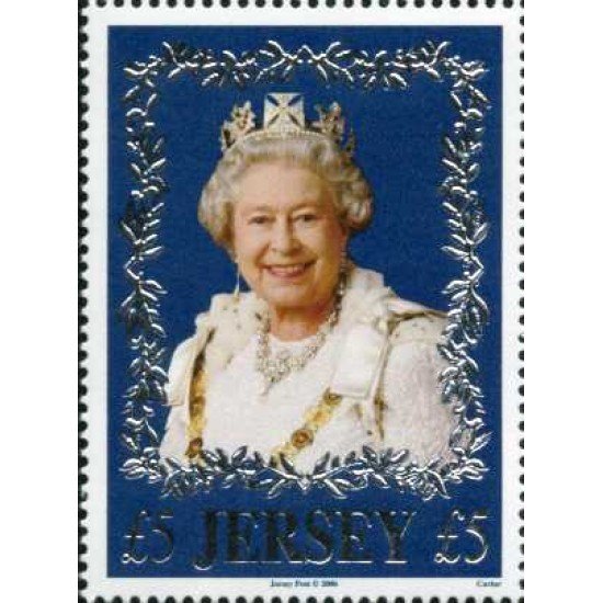 Jersey - Nº 1279 2006 Serie 80º Aniv. de Isabel II Emisión conjunta con Nueva Zelanda Lujo