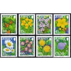 Jersey - Nº 1352/59 2007 Serie Flora Flores salvajes Lujo Jersey - Nº 1352/59 2007 Serie Flora Flores salvajes Lujo