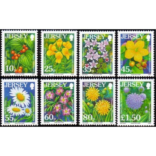 Jersey - Nº 1352/59 2007 Serie Flora Flores salvajes Lujo