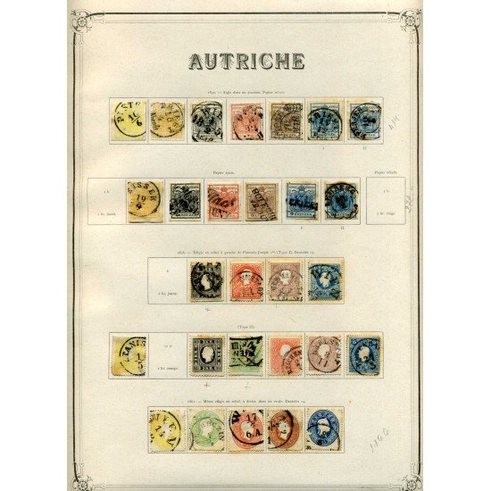 Colección Colletion Austria Osterreich 1850 - 1932 Yvert 8.041€ Colección Colletion Austria Osterreich 1850 - 1932 Yvert 8.041€