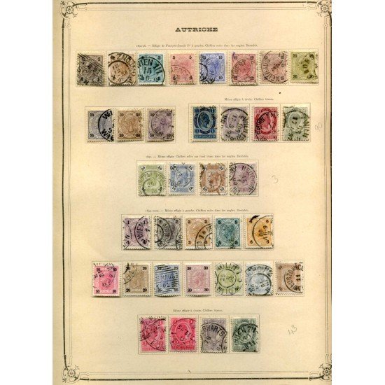 Colección Colletion Austria Osterreich 1850 - 1932 Yvert 8.041€ Colección Colletion Austria Osterreich 1850 - 1932 Yvert 8.041€