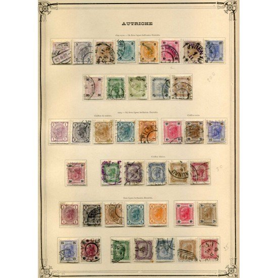 Colección Colletion Austria Osterreich 1850 - 1932 Yvert 8.041€ Colección Colletion Austria Osterreich 1850 - 1932 Yvert 8.041€