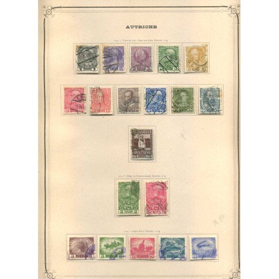 Colección Colletion Austria Osterreich 1850 - 1932 Yvert 8.041€ Colección Colletion Austria Osterreich 1850 - 1932 Yvert 8.041€