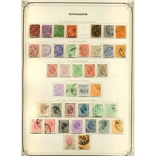 COLECCIÓN COLLECTION RUMANIA ROMANIA ROMÂNIA 1862 - 1931 YVERT 22.679,50 COLECCIÓN COLLECTION RUMANIA ROMANIA ROMÂNIA 1862 - 1931 YVERT 22.679,50