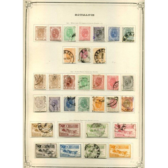 COLECCIÓN COLLECTION RUMANIA ROMANIA ROMÂNIA 1862 - 1931 YVERT 22.679,50 COLECCIÓN COLLECTION RUMANIA ROMANIA ROMÂNIA 1862 - 1931 YVERT 22.679,50