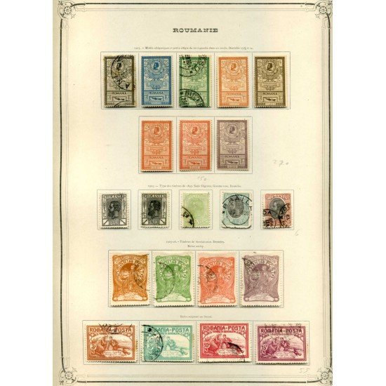 COLECCIÓN COLLECTION RUMANIA ROMANIA ROMÂNIA 1862 - 1931 YVERT 22.679,50 COLECCIÓN COLLECTION RUMANIA ROMANIA ROMÂNIA 1862 - 1931 YVERT 22.679,50