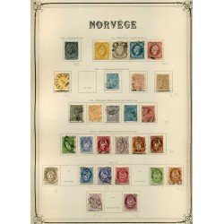 COLECCIÓN COLLECTION NORUEGA NORWAY NORGE 1854 - 1930 YVERT 2.845 €