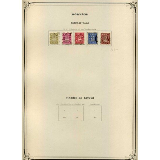 COLECCIÓN COLLECTION NORUEGA NORWAY NORGE 1854 - 1930 YVERT 2.845 € COLECCIÓN COLLECTION NORUEGA NORWAY NORGE 1854 - 1930 YVERT 2.845 €