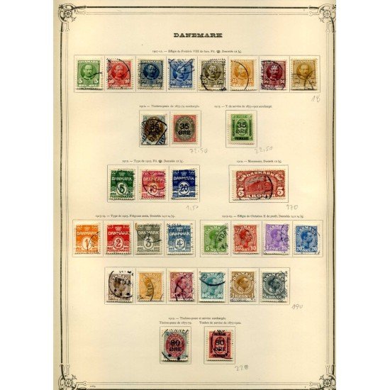 COLECCIÓN COLLECTION DINAMARCA DENMARK DANMARK 1851 -1934 YVERT 7.890 € COLECCIÓN COLLECTION DINAMARCA DENMARK DANMARK 1851 -1934 YVERT 7.890 €
