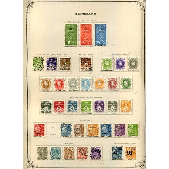 COLECCIÓN COLLECTION DINAMARCA DENMARK DANMARK 1851 -1934 YVERT 7.890 € COLECCIÓN COLLECTION DINAMARCA DENMARK DANMARK 1851 -1934 YVERT 7.890 €