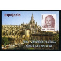 España Spain Hojitas Recuerdo 126 1995 FNMT Expo Ocio Feria y Exposición Filatélica 1995 España Spain Hojitas Recuerdo 126 1995 FNMT Expo Ocio Feria y Exposición Filatélica 1995