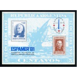 España Spain Hojitas Recuerdo 102 1981 FNMT Espamer 81 Buenos Aires España Spain Hojitas Recuerdo 102 1981 FNMT Espamer 81 Buenos Aires