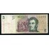 Argentina  5 pesos 2003 Billete Banknote circulado Pliegues