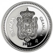 España Spain monedas Euros conmemorativos 2012 Capitales de provincia Granada 5 euros Plata